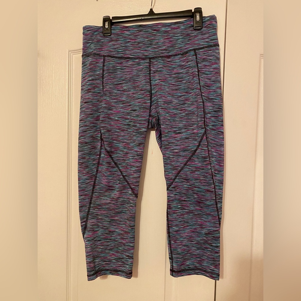 Colorful Cropped Athletic Leggings